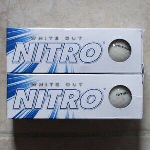 Pair of Nitro "White Out" 3pk Golf Balls